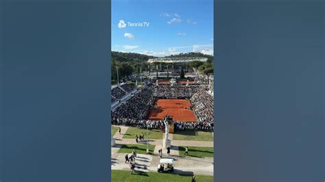 tennis in rome today.